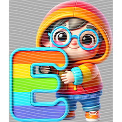 Cartoon letters-CL 542